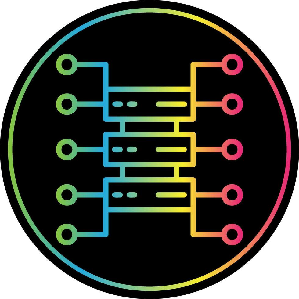 Organizational Structure Vector Icon Design