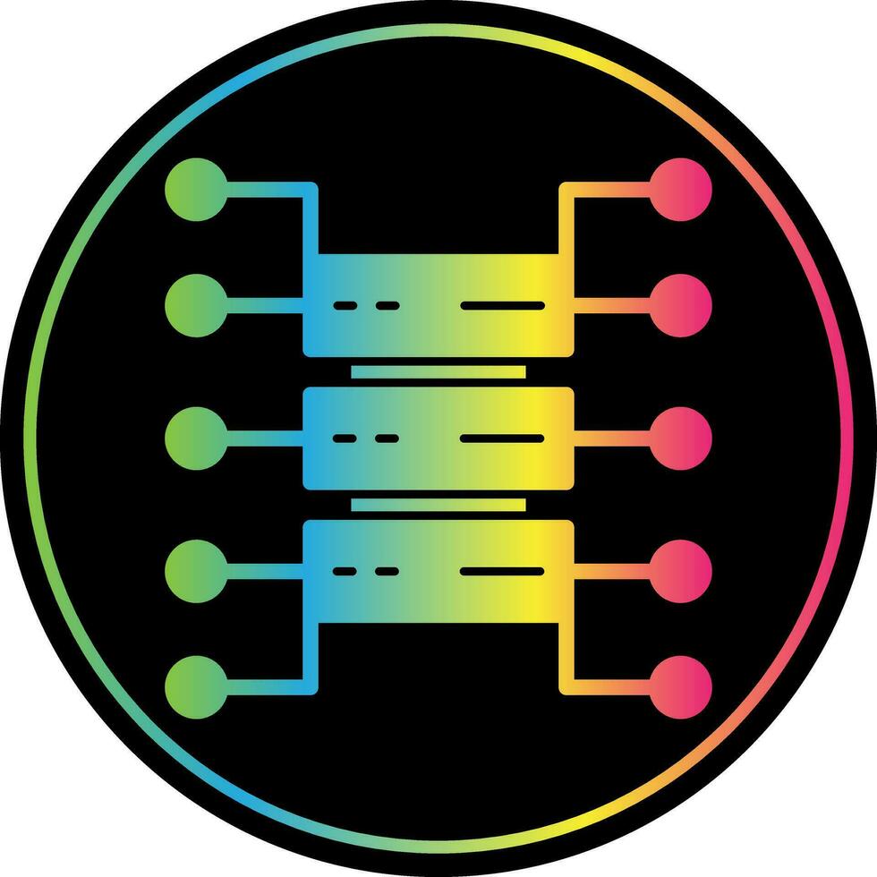 Organizational Structure Vector Icon Design
