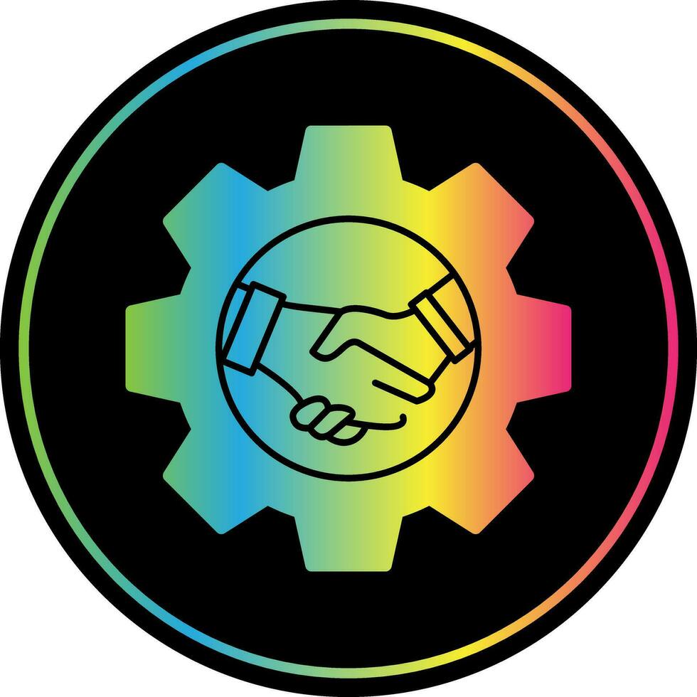 Strategic Partnerships Vector Icon Design
