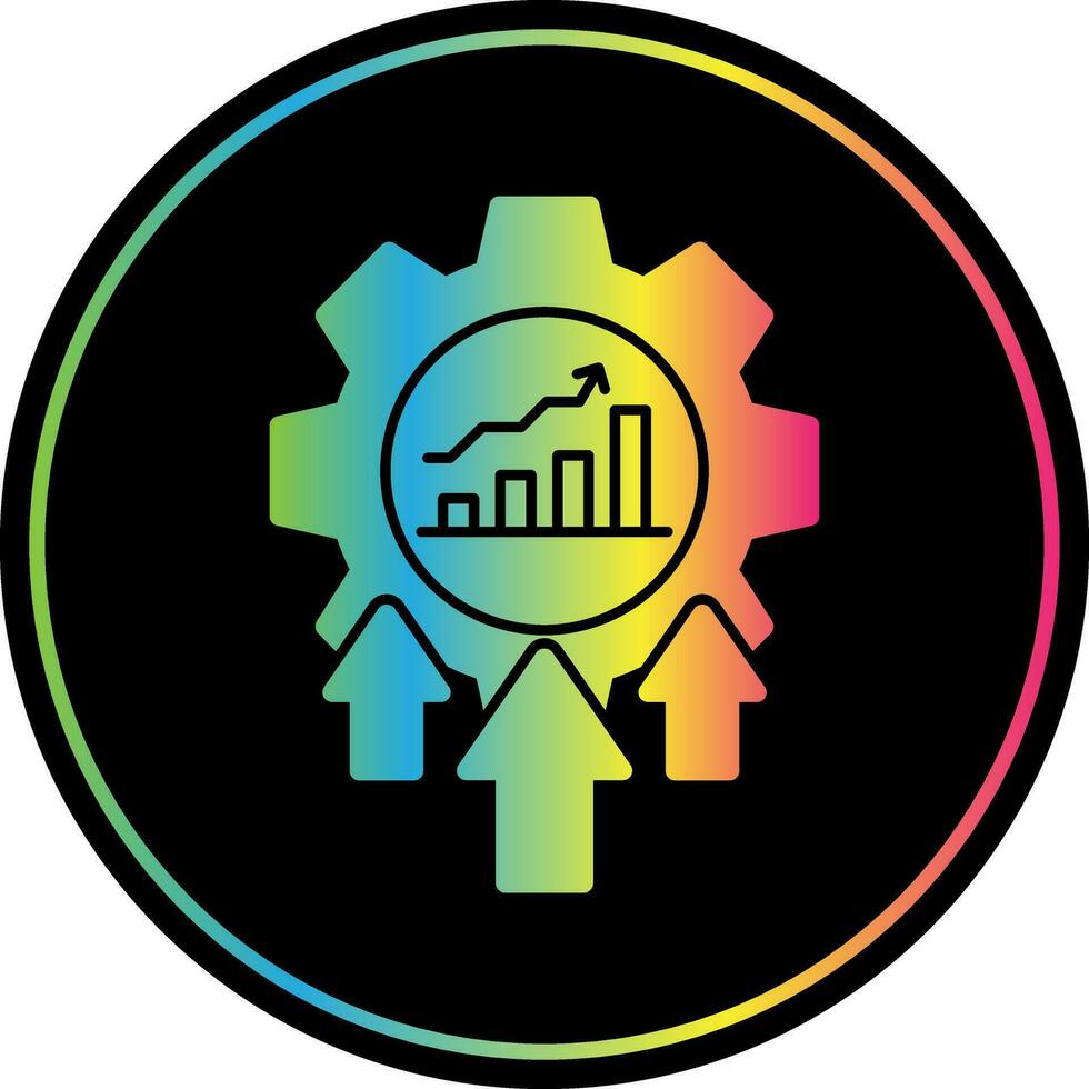 Continuous Improvement Vector Icon Design