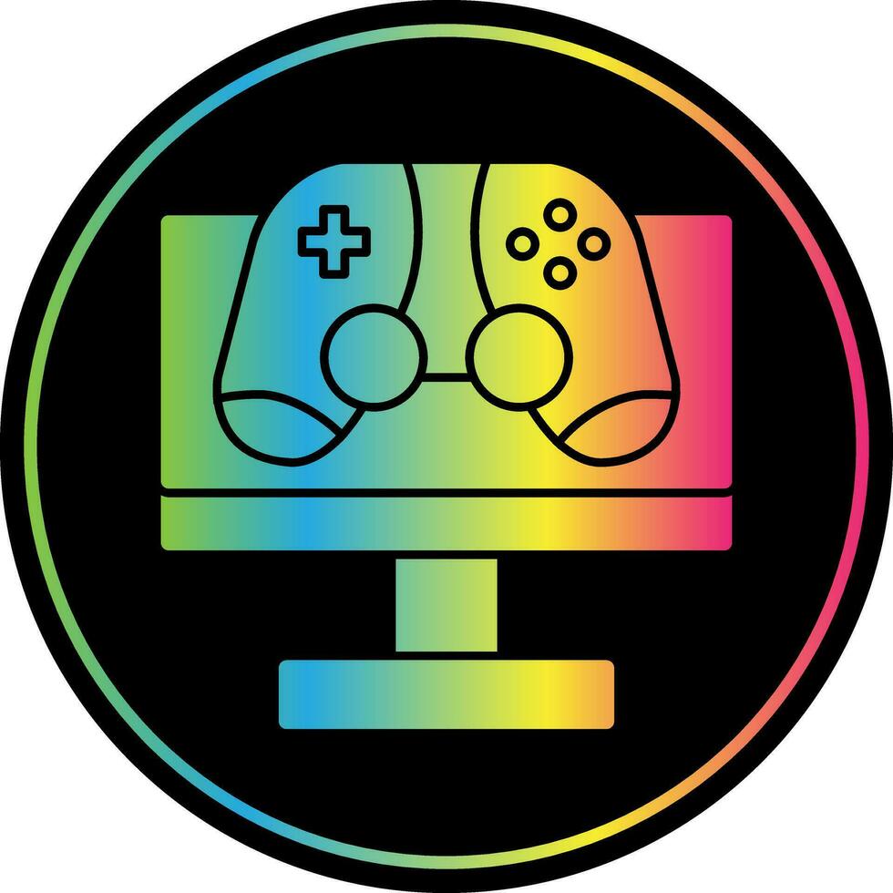 Monitor Screen Vector Icon Design