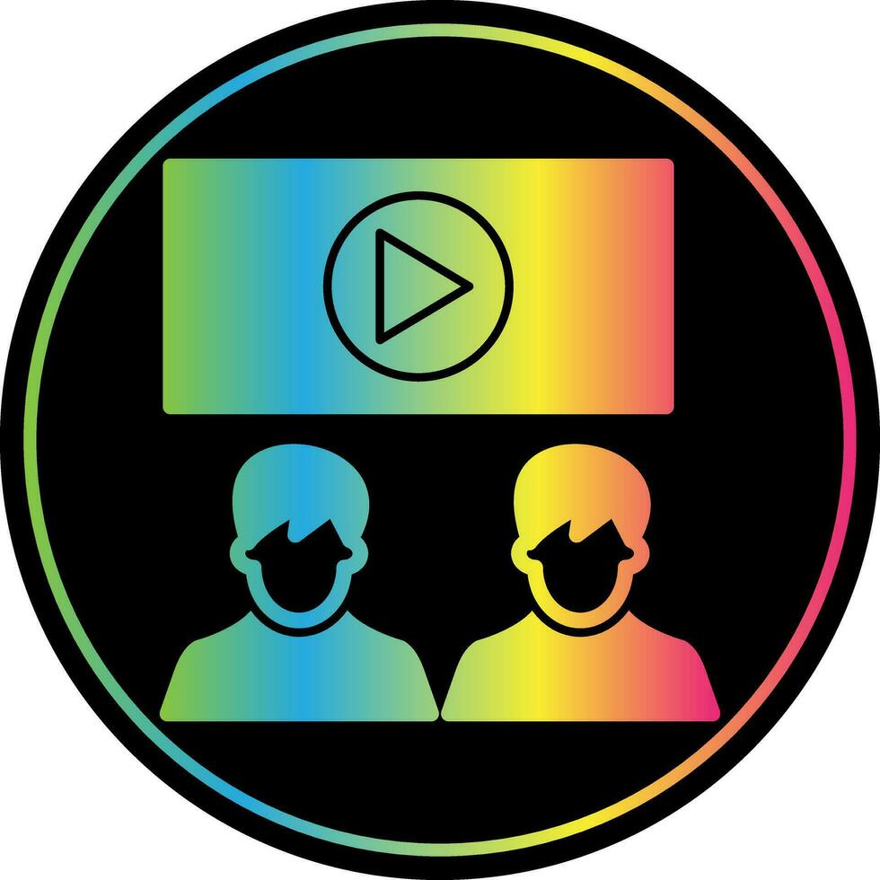 Viewership Vector Icon Design