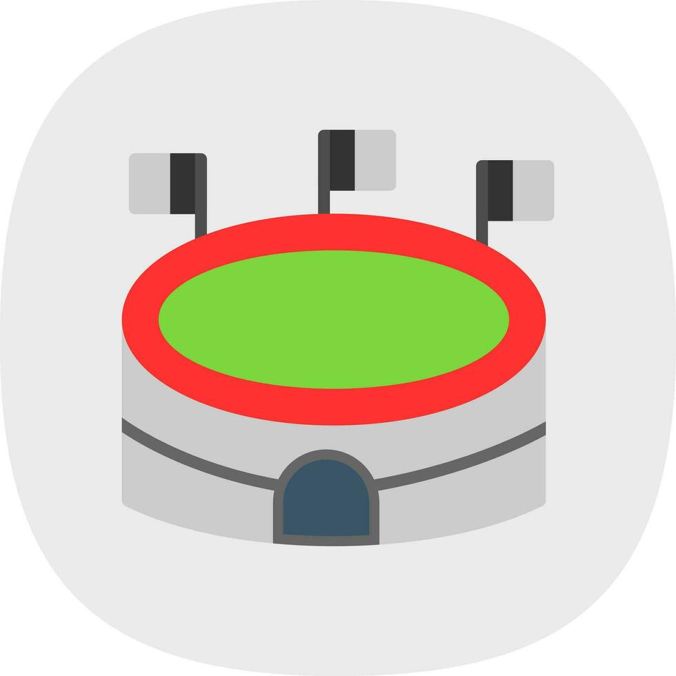 diseño de icono de vector de estadio