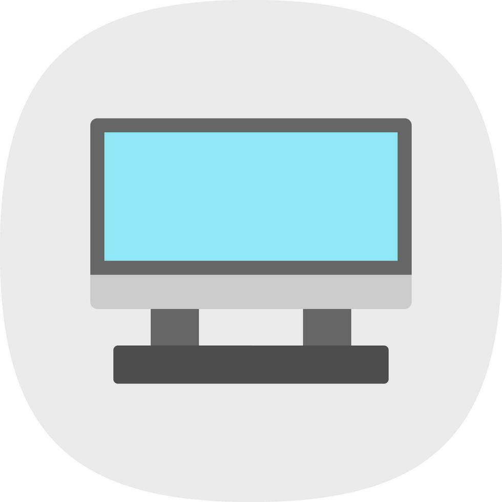 Monitor Screen Vector Icon Design