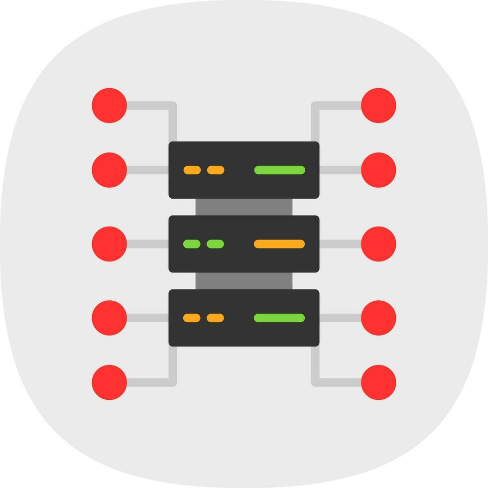 Organizational Structure Vector Icon Design