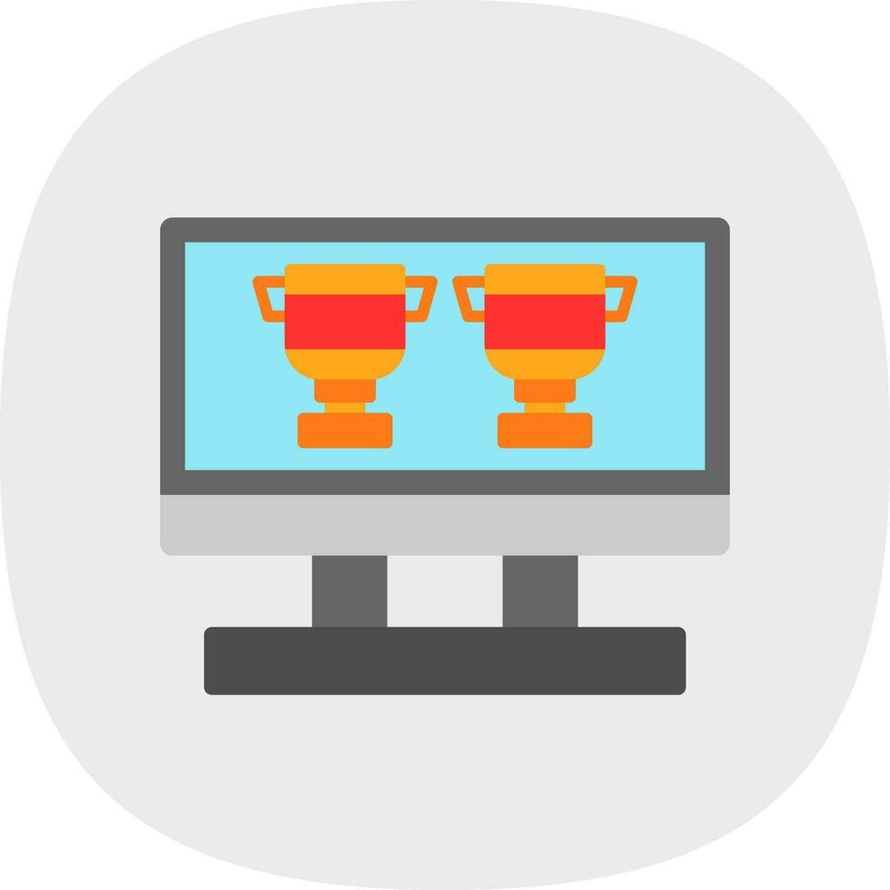 Monitor Screen Vector Icon Design
