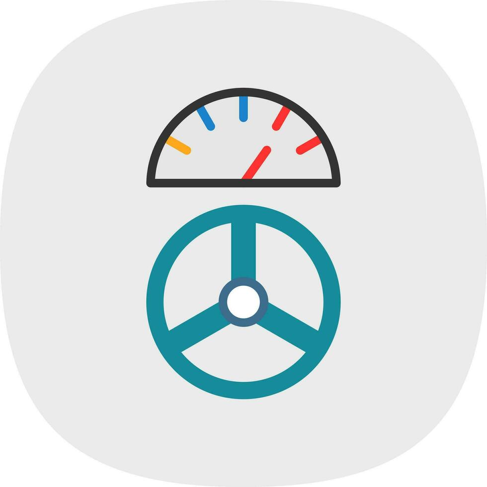 Driving Control Vector Icon Design