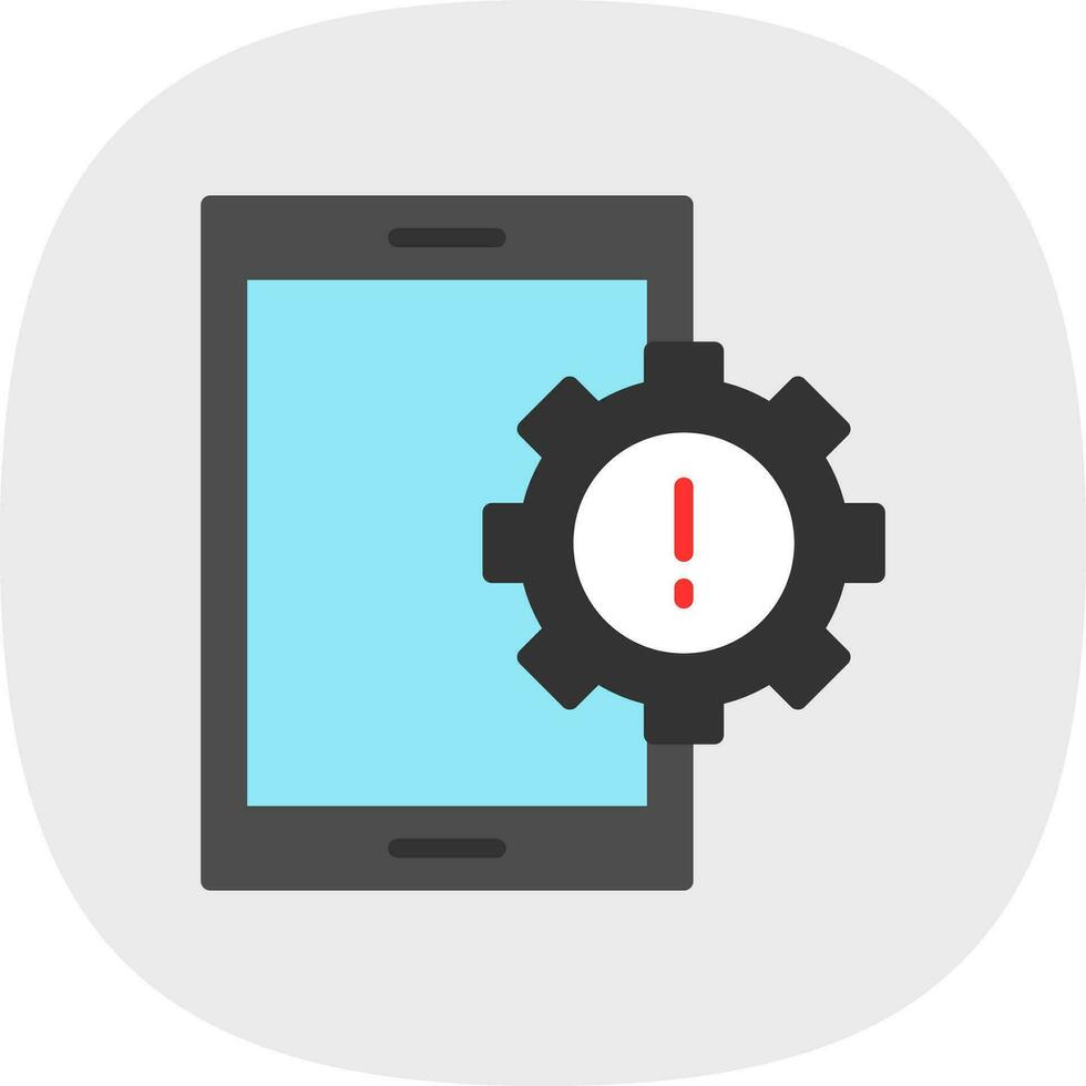 Mobile App Vulnerabilities Vector Icon Design