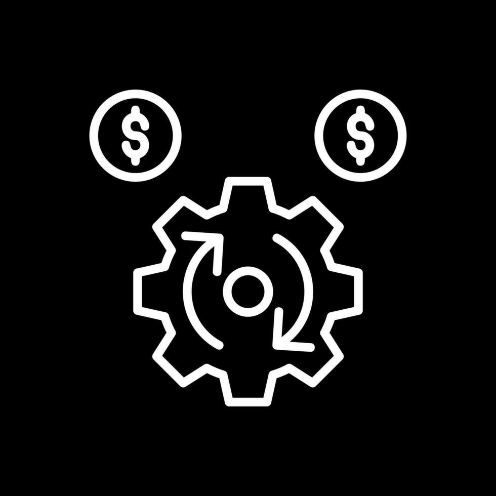 Process Optimization Vector Icon Design