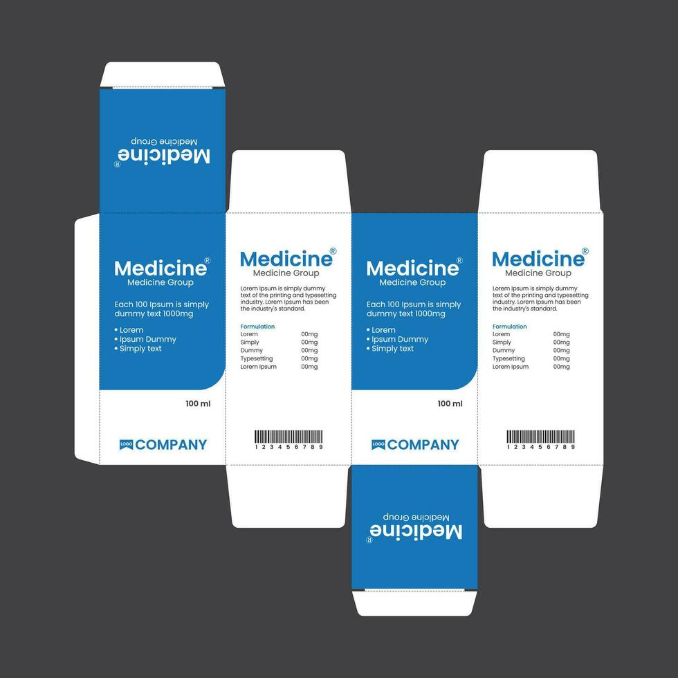 Medicine Box Template Vector Art, Icons, and Graphics for Free Download