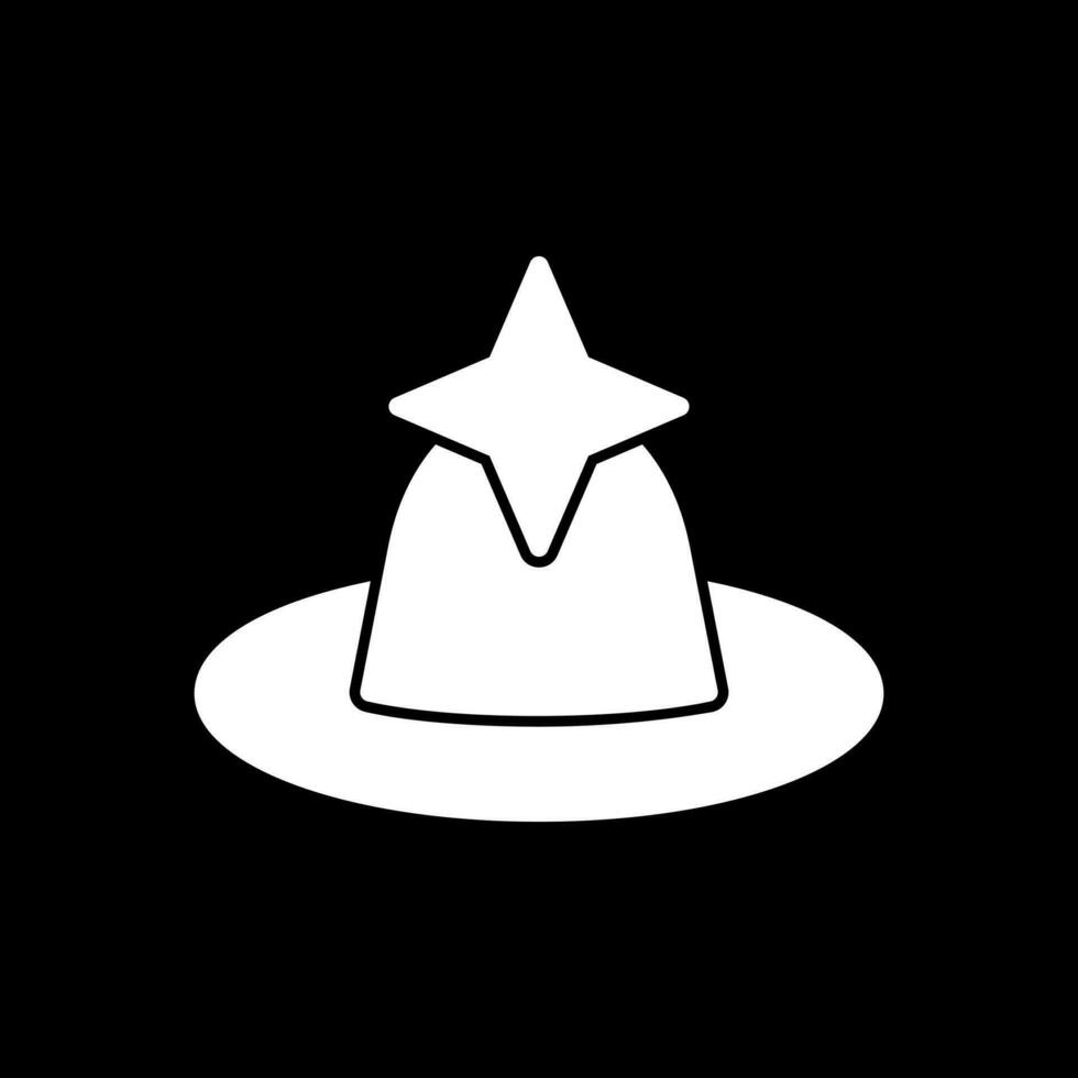 diseño de icono de vector de sombrero