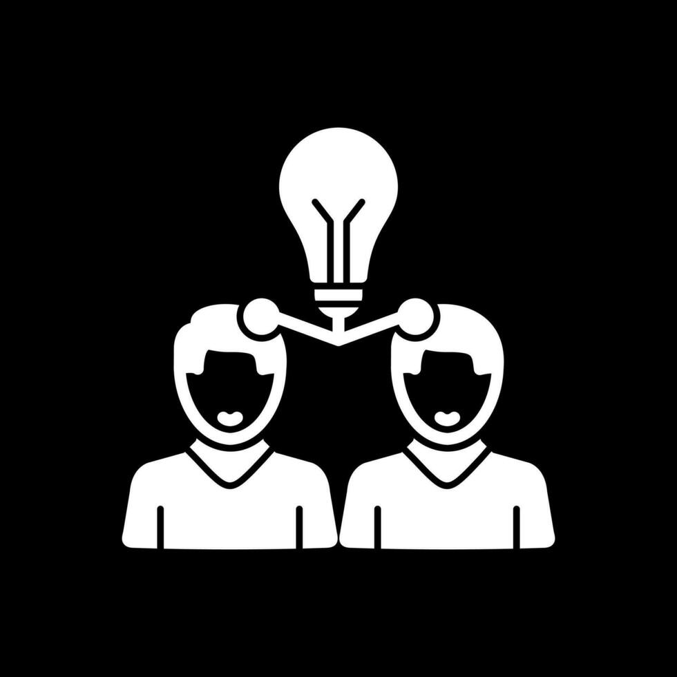 Knowledge Sharing Vector Icon Design