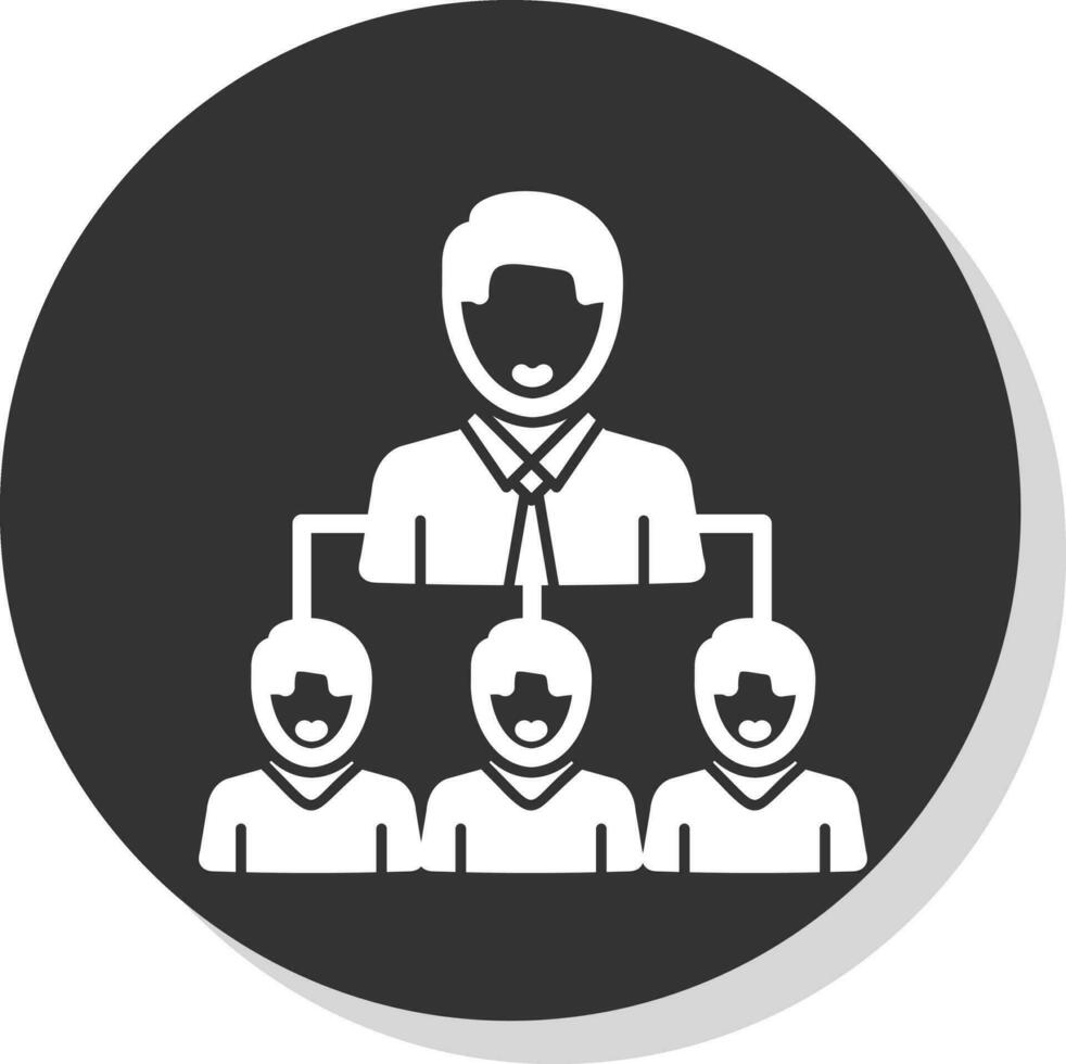 Leadership by Example Vector Icon Design