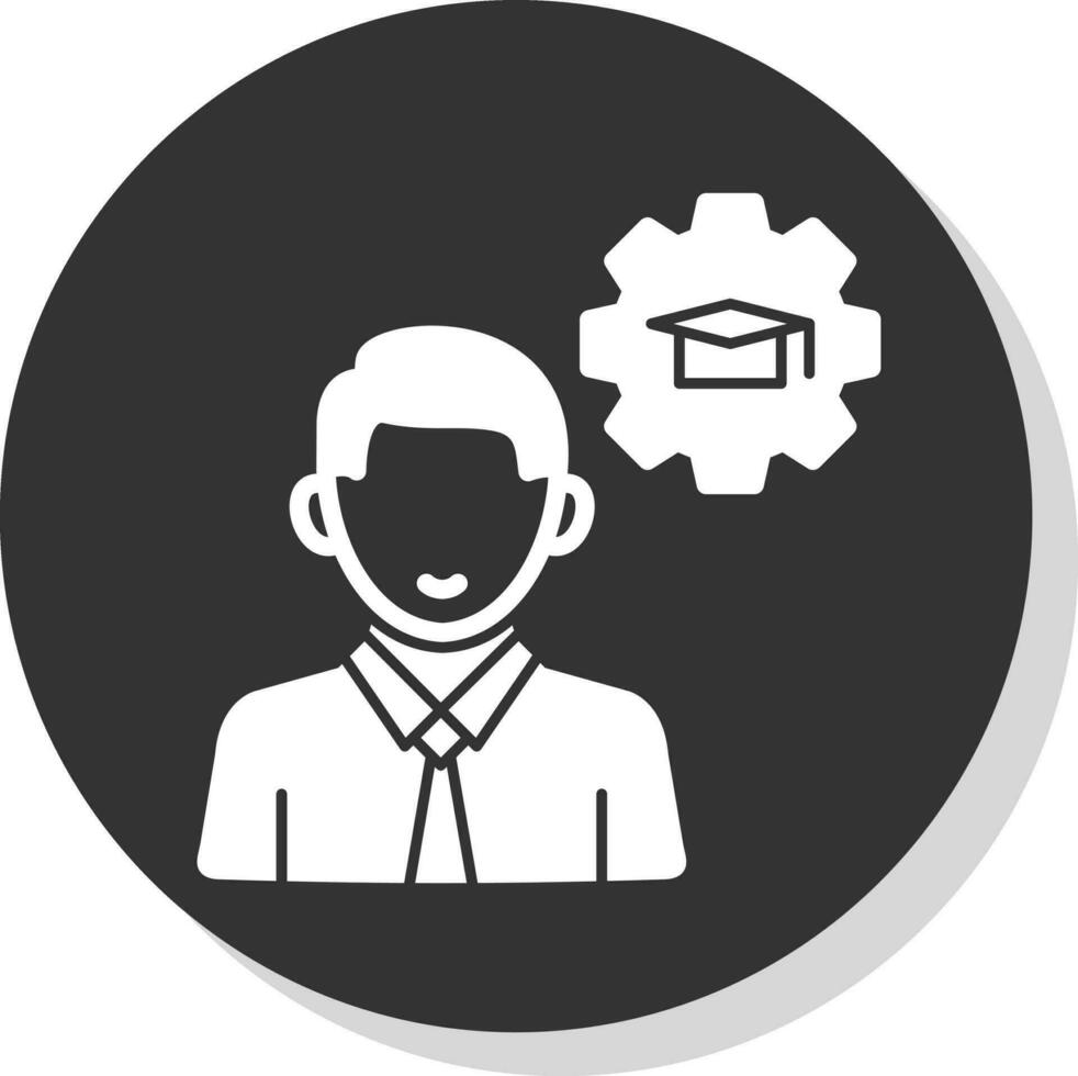 Knowledge Management Vector Icon Design