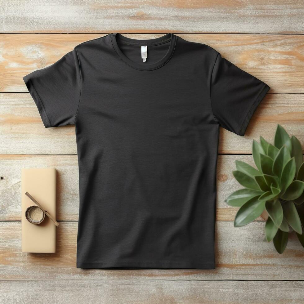 T Shirt Mockup. Generative AI photo