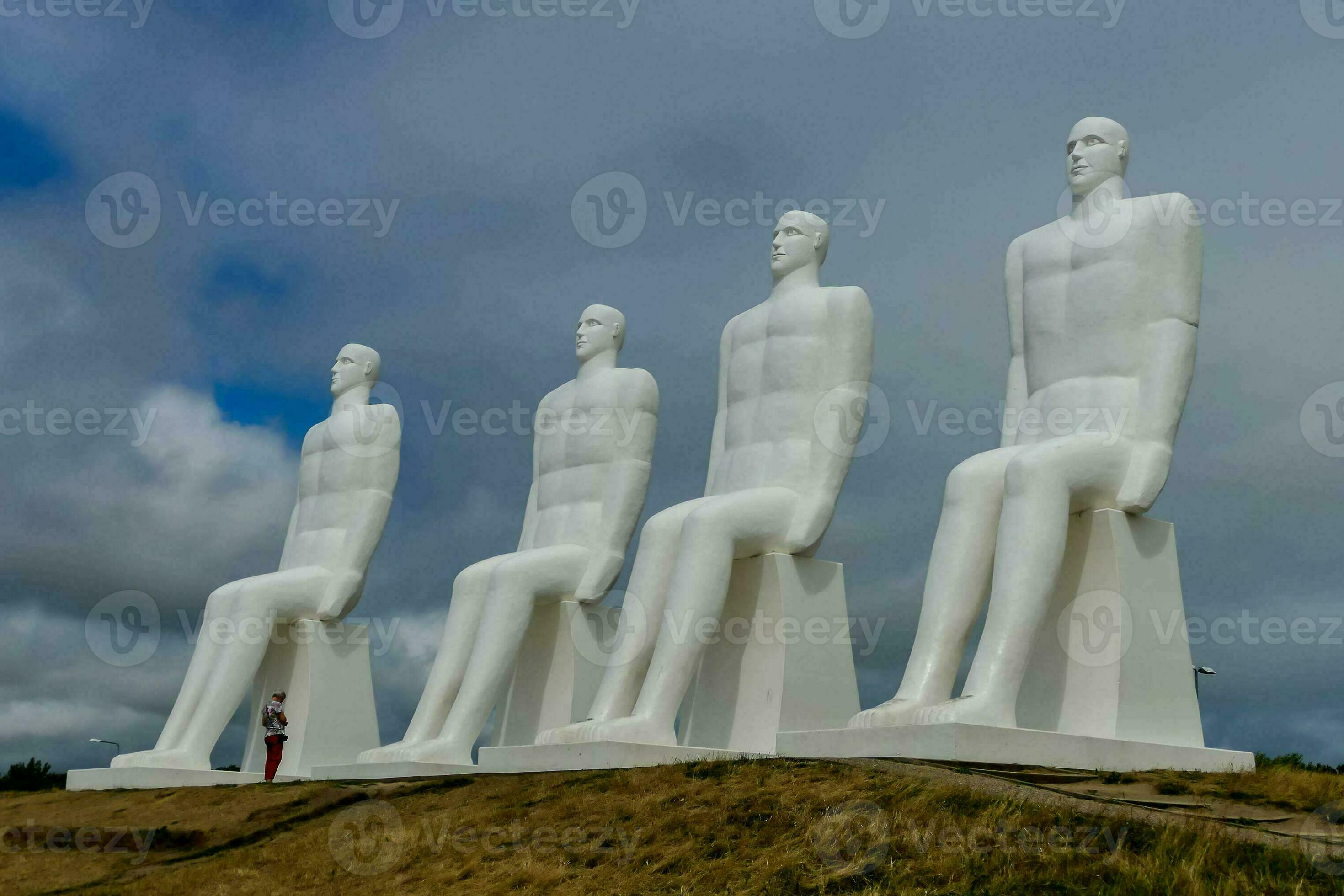 the giant statues of the people of the world 31691942 Stock Photo at