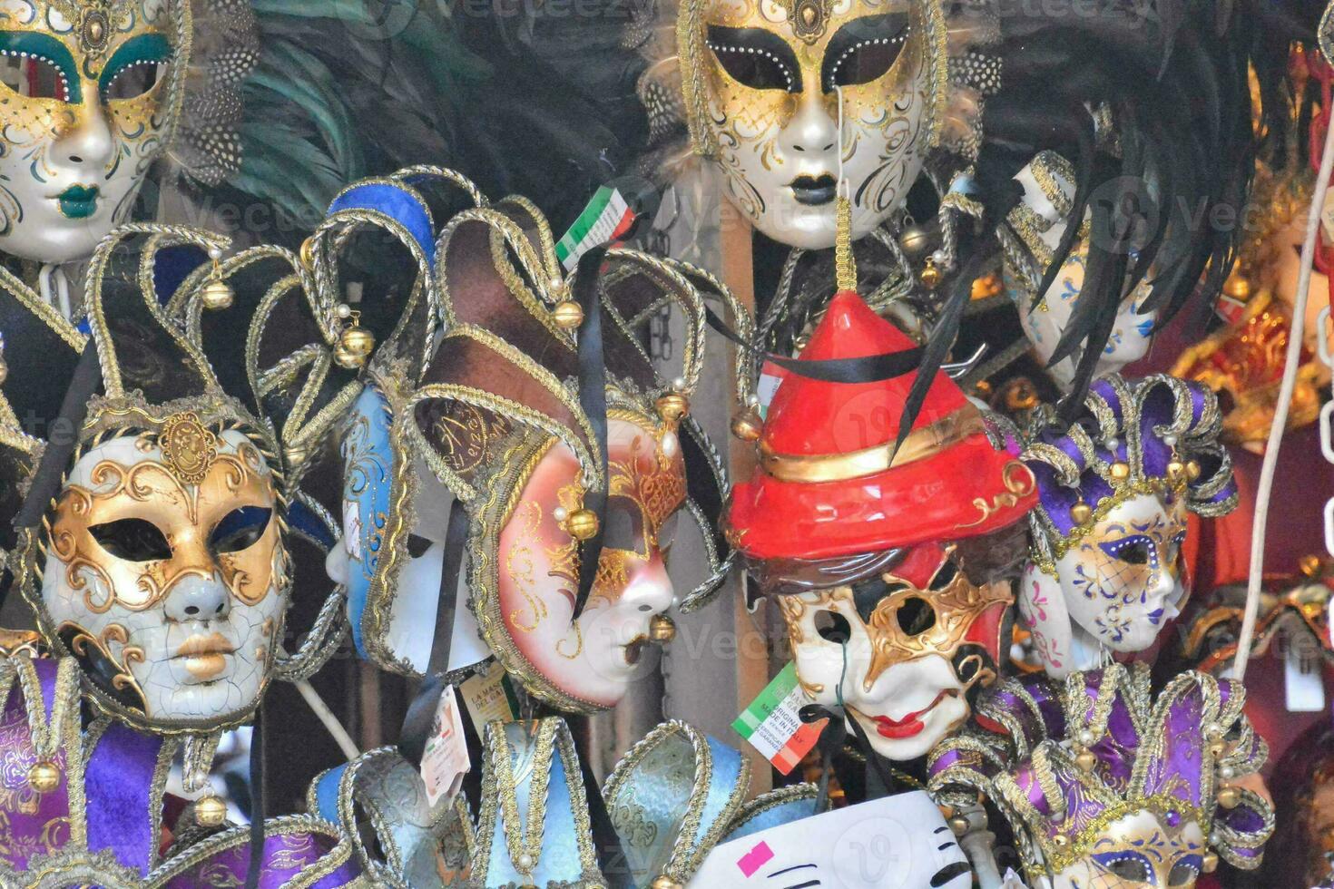 Colorful carnival masks photo