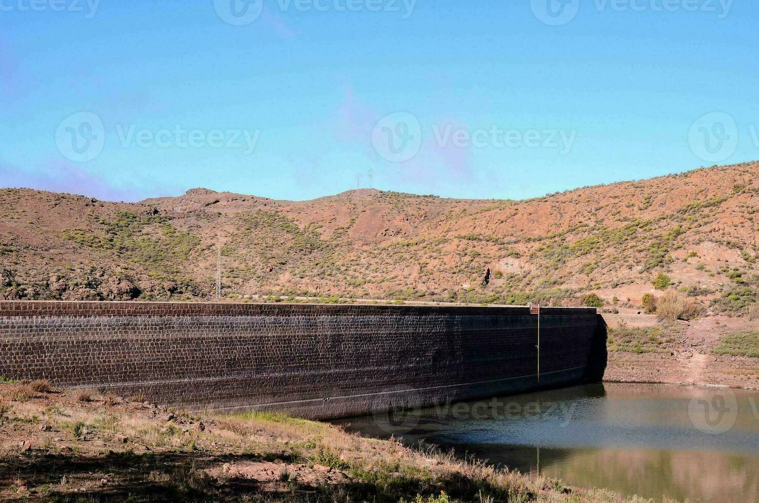 Dam in the mountains photo