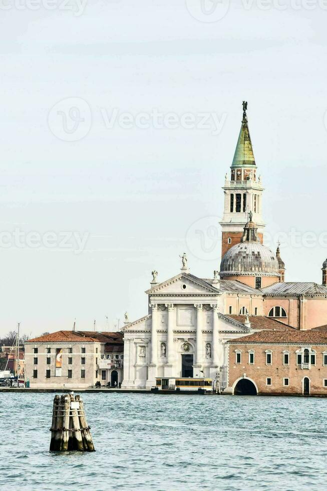 the view of the church from the water photo