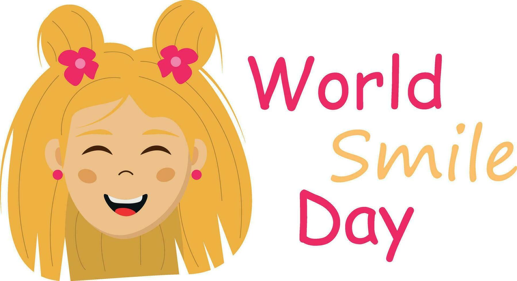 world smile day vector