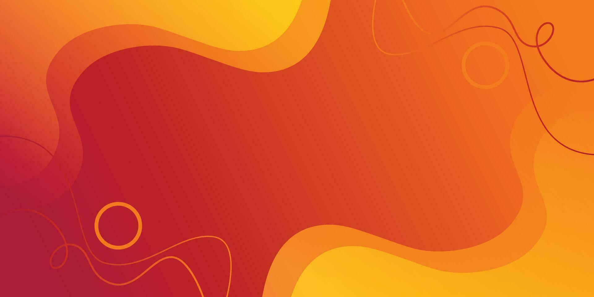 Minimal Abstarct Dynamic orange textured background design in 3D style with orange color. vector