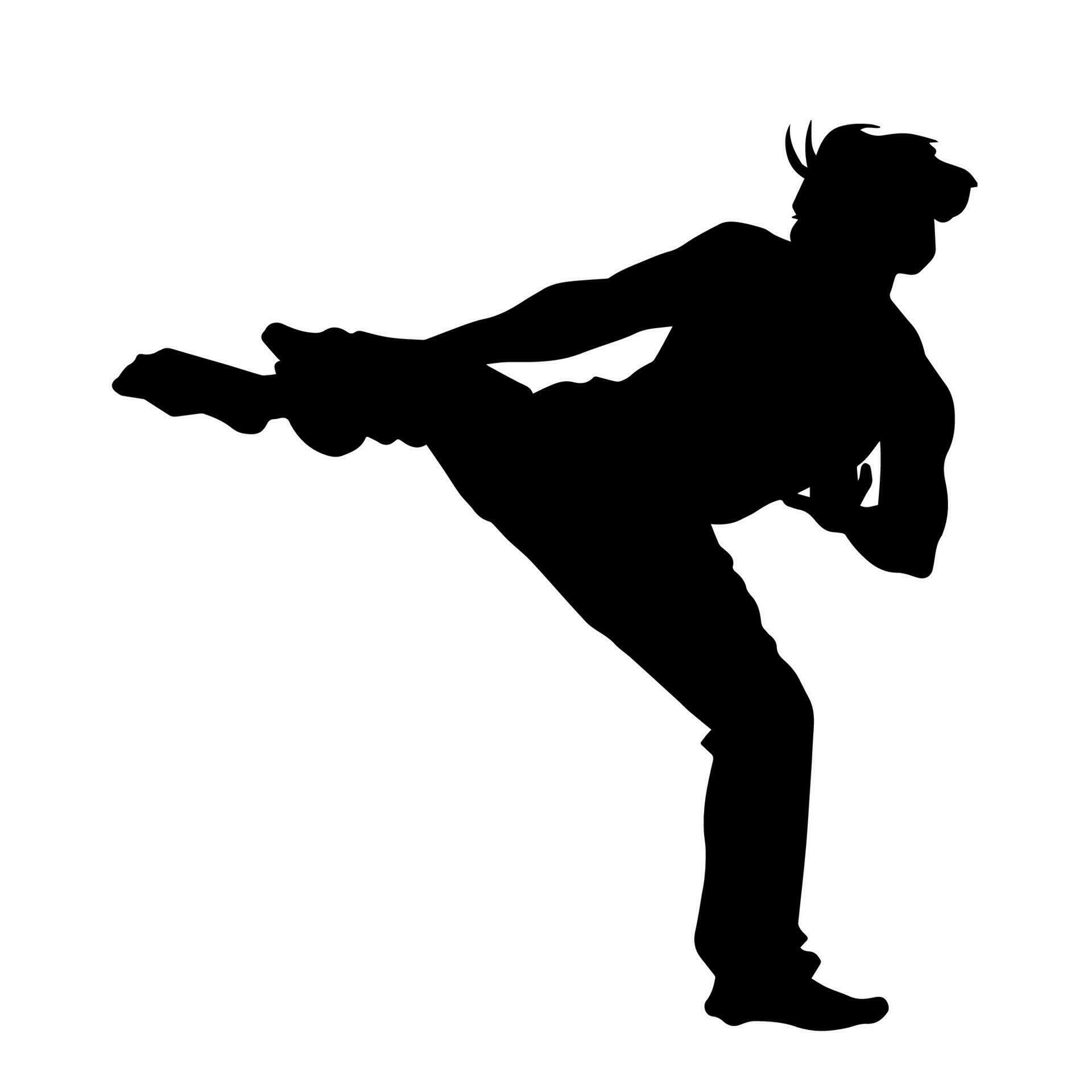 Sterling SIlver Martial Arts Karate Kick DC Charm Necklace