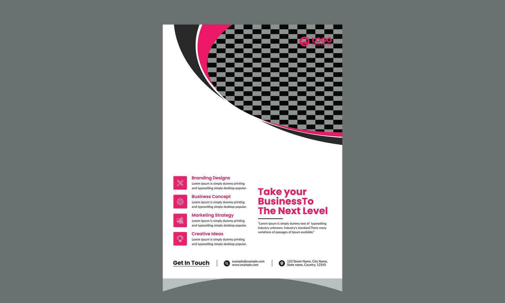 Vector Brochure Flyer design Layout template