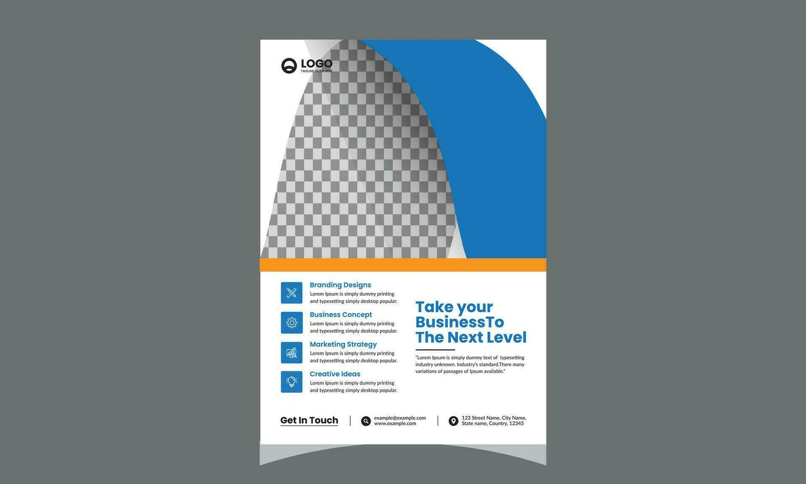 Vector Brochure Flyer design Layout template