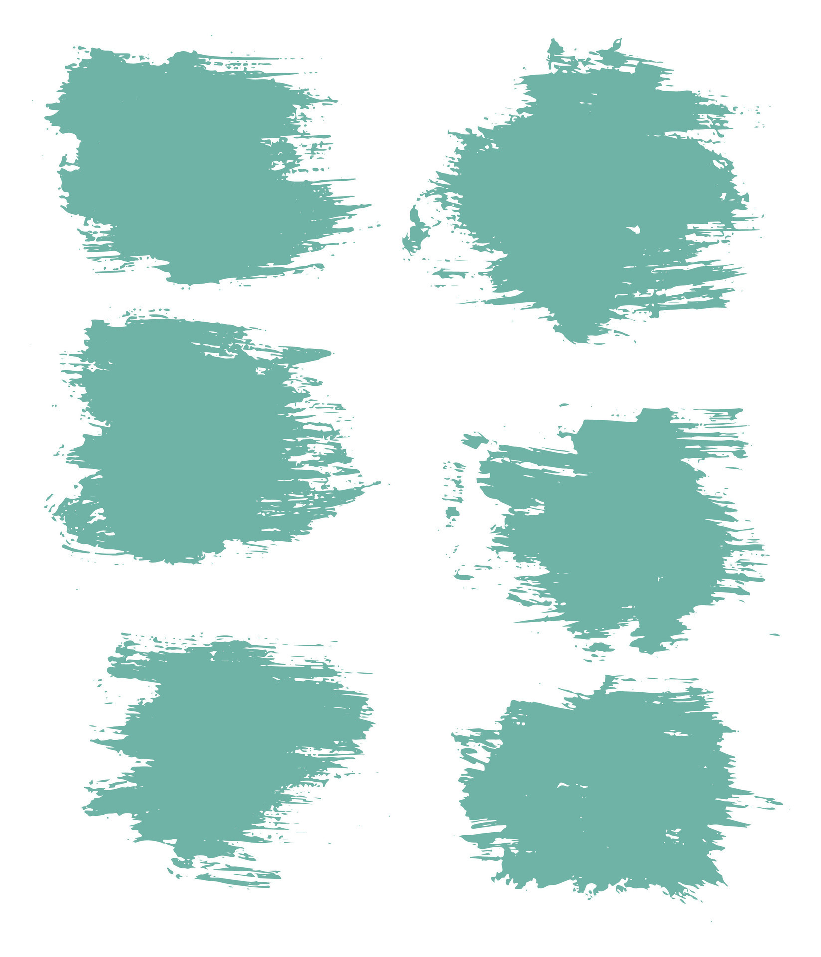 Collection of grunge brush stroke painted text box 31693164 Vector Art ...