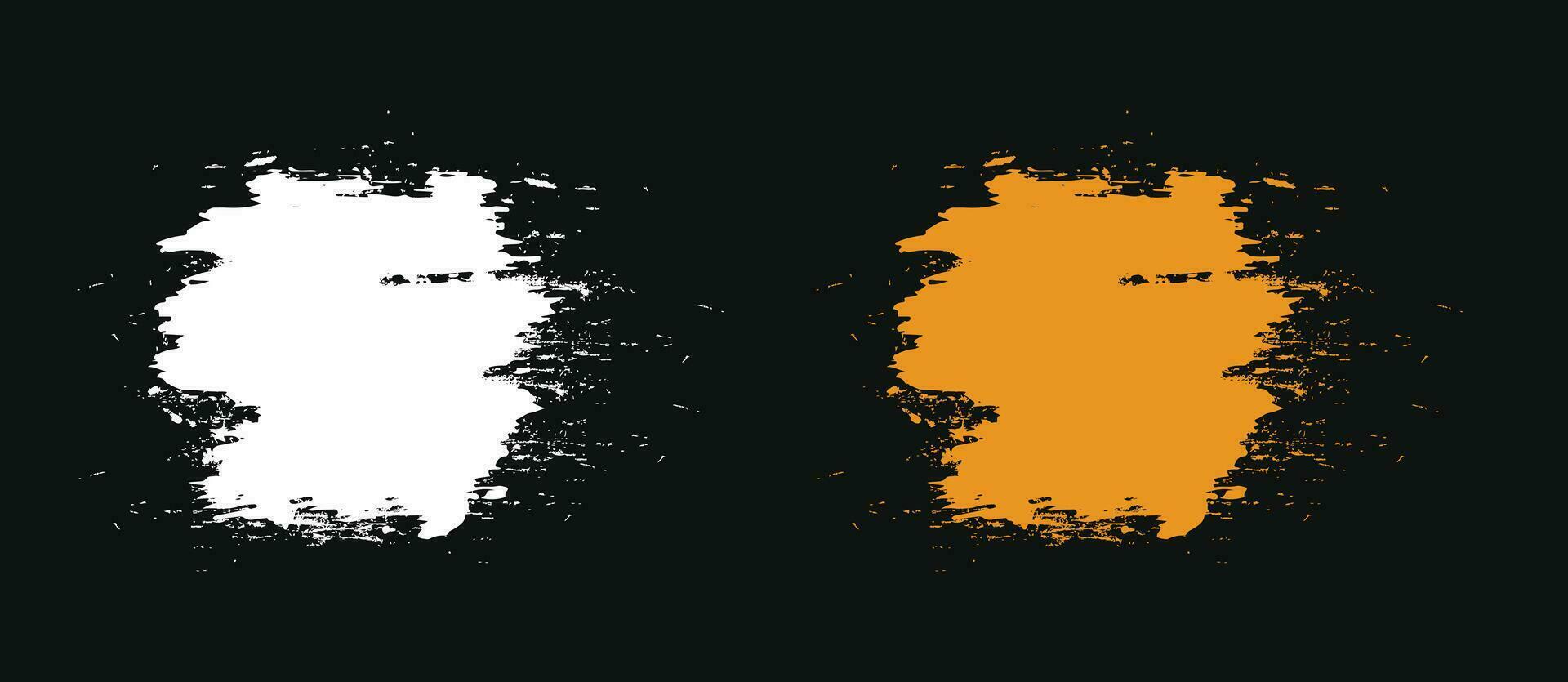 Vector set of watercolor paint brush