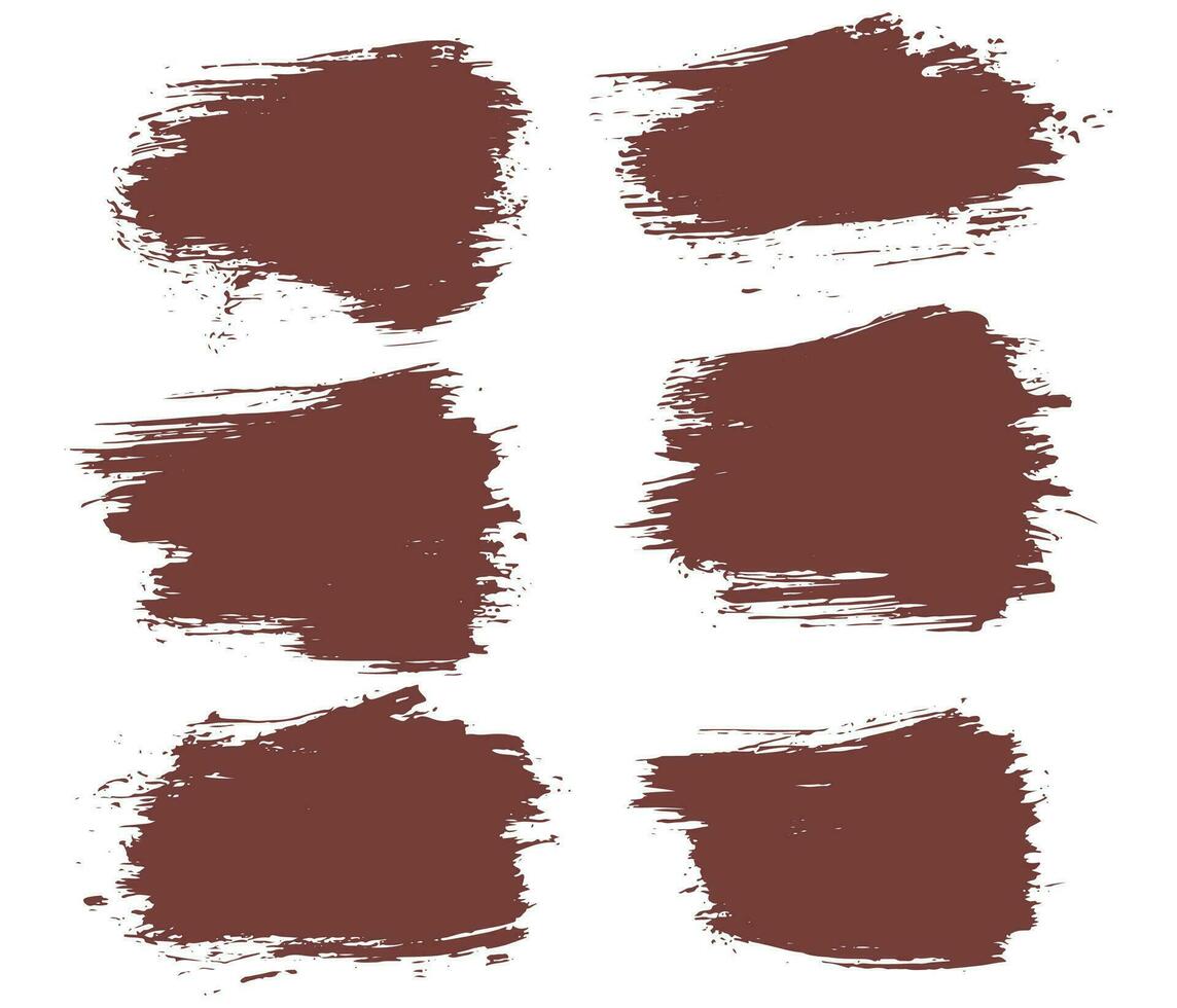 Vector ink brush stroke grunge