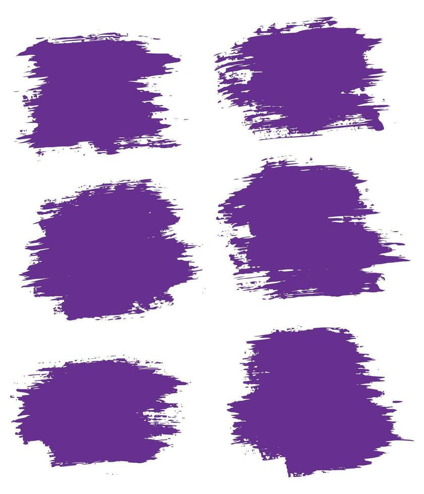 Grunge brush element design vector