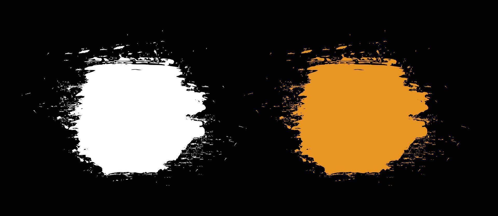 Dirty artistic brush stroke design element vector