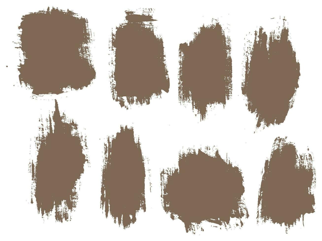 Collection of vector grunge style brush background