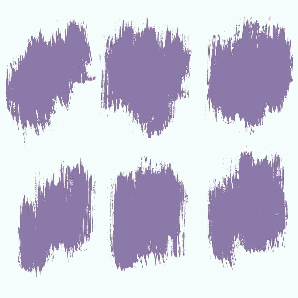 Abstract purple color grunge texture brush background vector