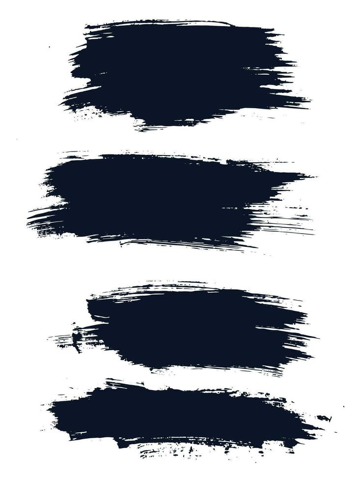 Black grunge background vector brush illustration