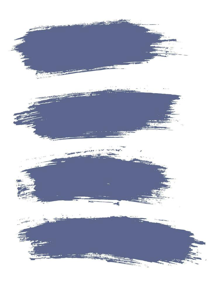 Watercolor splash purple grunge brush stroke vector