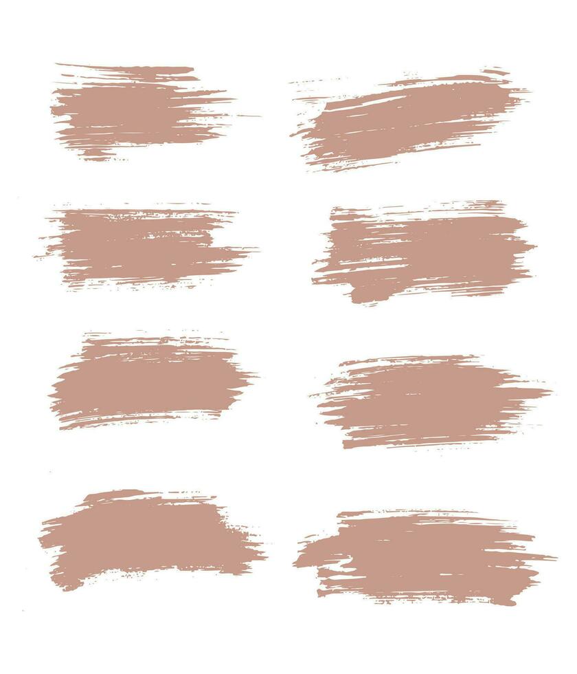 Distressed pink color brush stroke grunge background vector