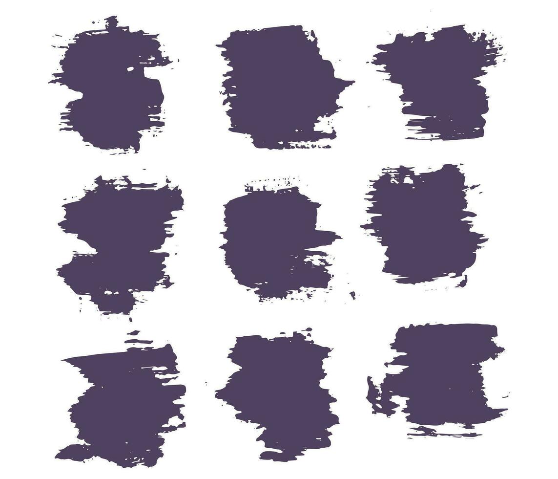 pintura vector púrpura color grunge cepillo carrera