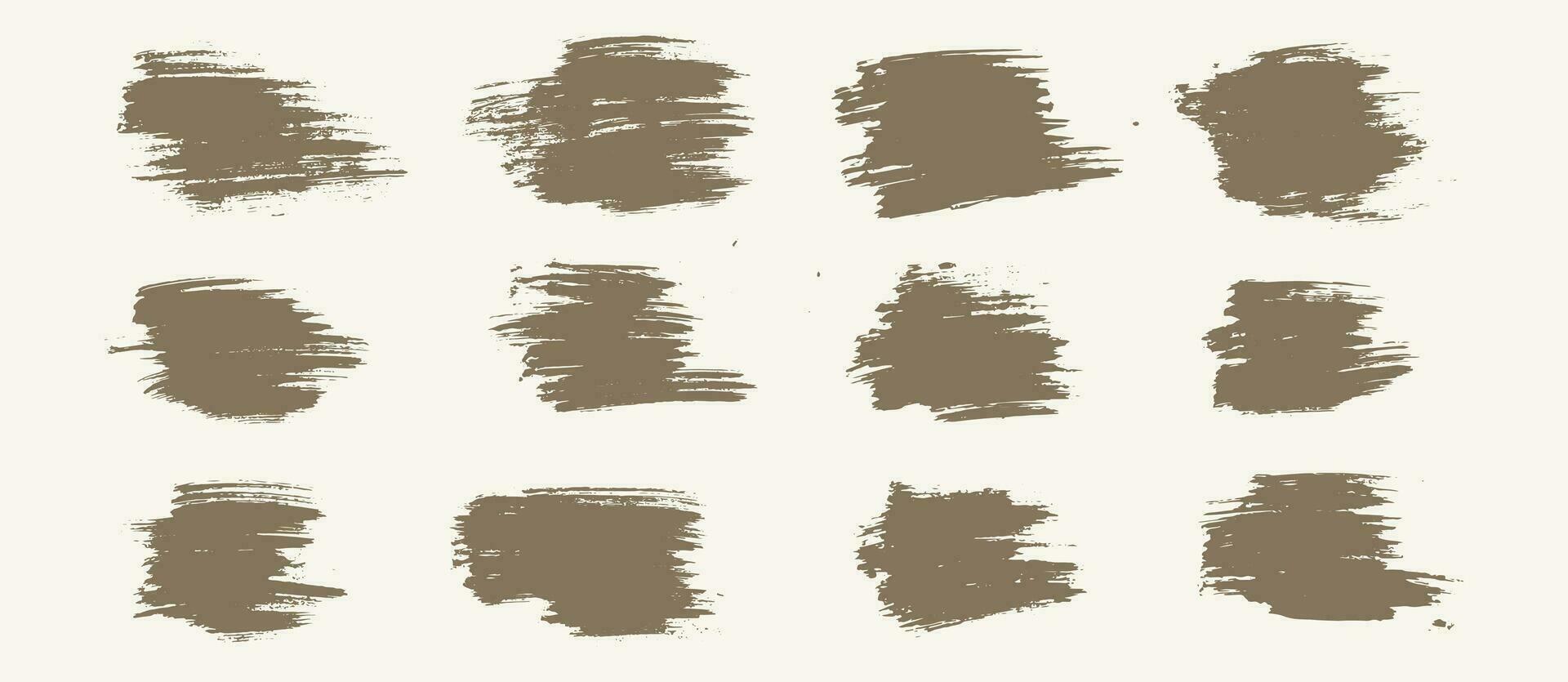 Abstract grunge paint grunge banner set vector