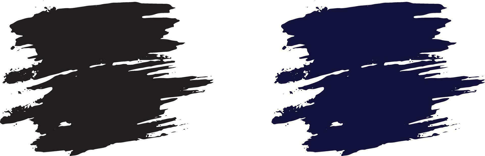 Vector ink brush stroke grunge