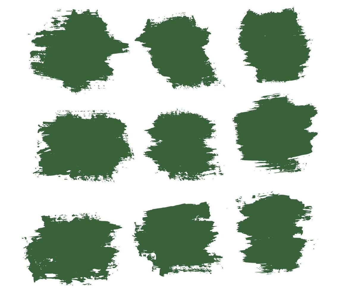 grunge resumen verde color cepillo carrera textura antecedentes vector