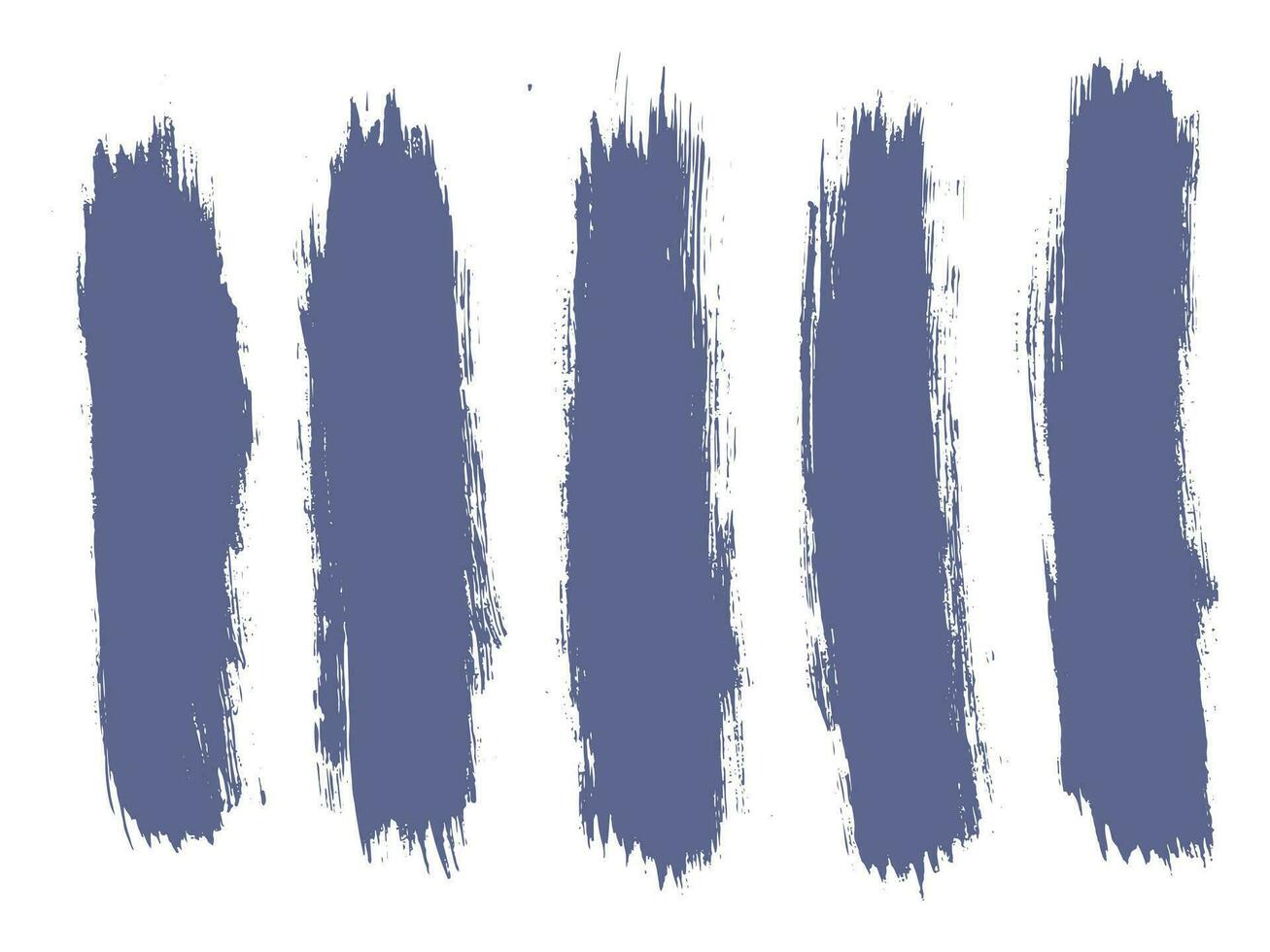 Set of vector purple grunge style brush