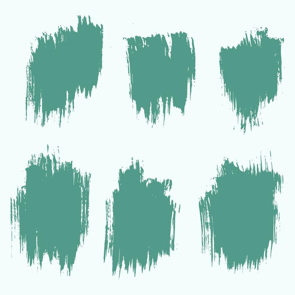 Bundle of brush stroke illustration and vector ink grunge brush stroke