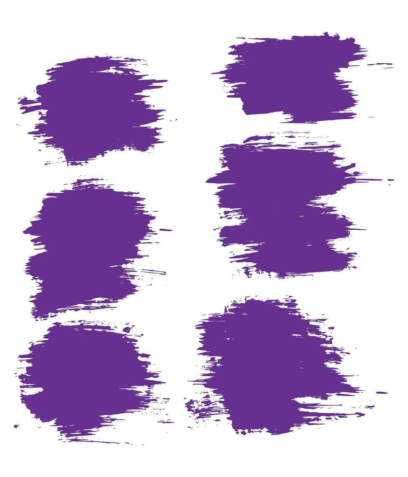 Creative grunge texture brush stroke vector