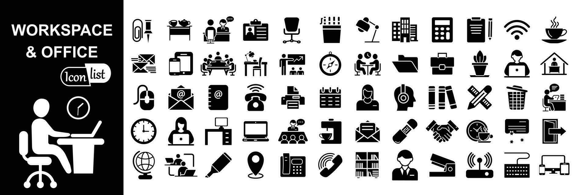 Office icon set .vector illustration vector