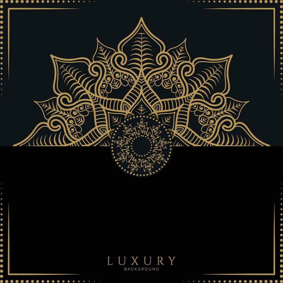 Ornamental luxury mandala pattern. vector