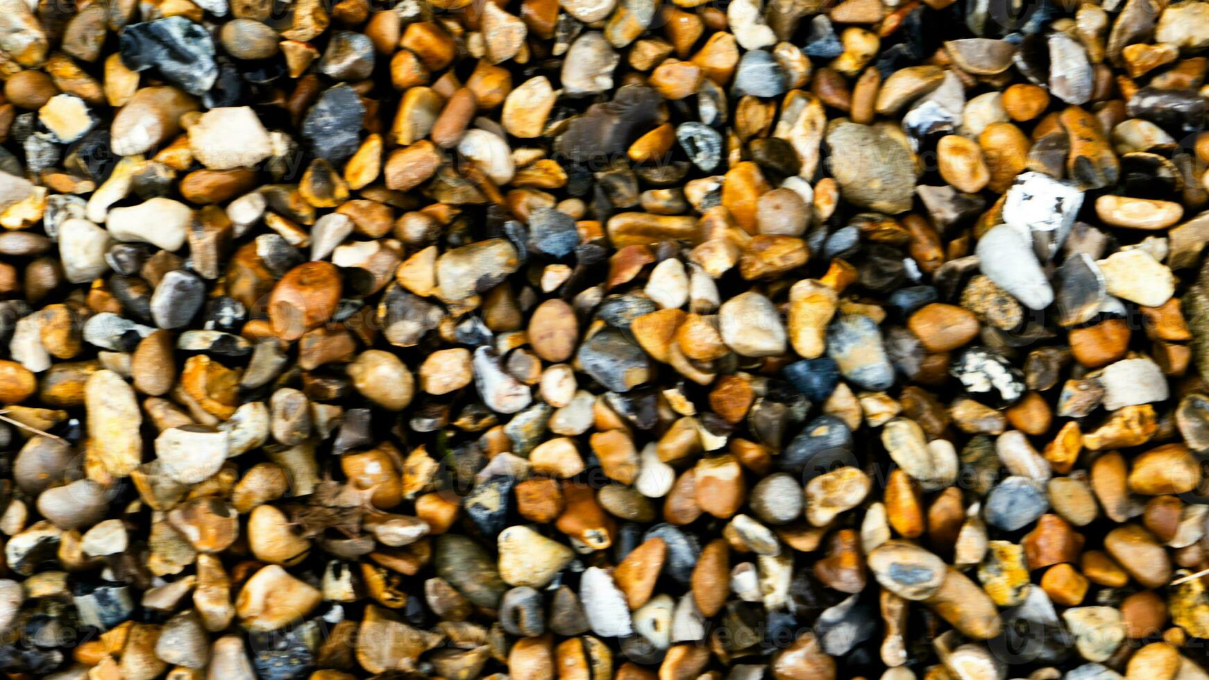 Gritty Texture of Gravel and Stones photo