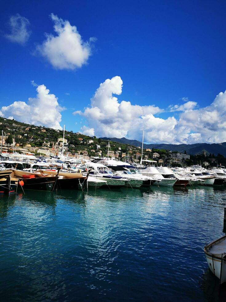 Photo of boats floating in the water