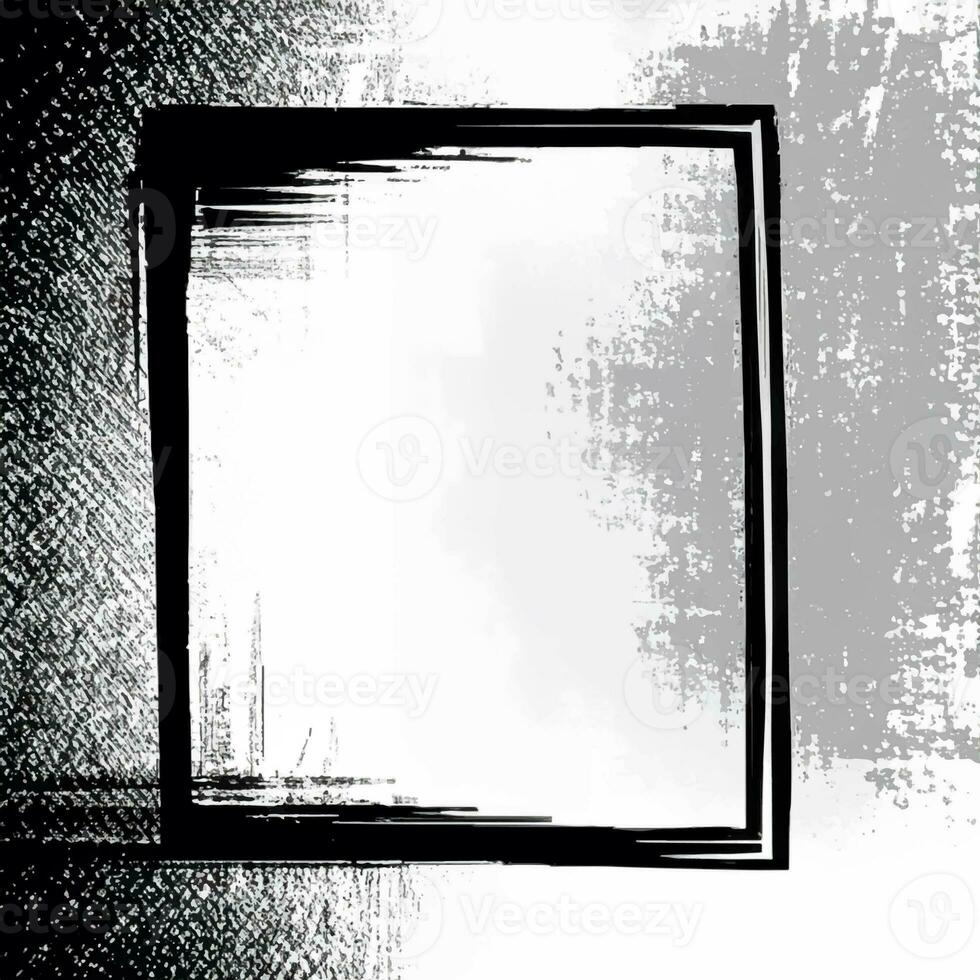 Abstract grunge rectangular frame photo